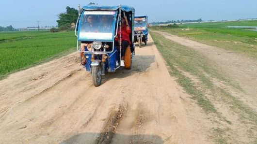 আজমিরীগঞ্জ-পাহারপুর সড়কের বেহাল দশা