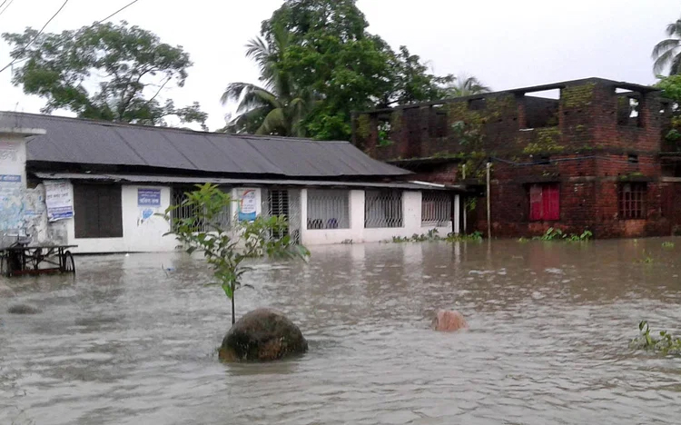 এবার প্লাবিত সুনামগঞ্জের অনেক এলাকা