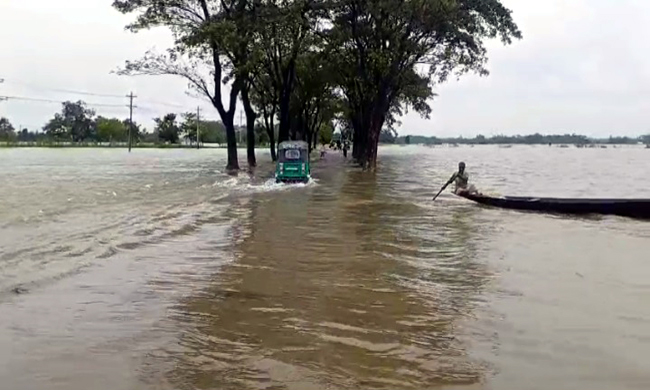 গোয়াইনঘাট উপজেলায় ফের বন্যা আশস্কা