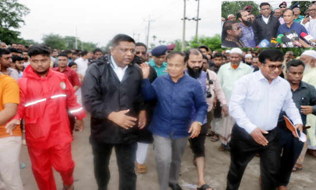 নয়টি ড্রেজিং স্টেশন তৈরি করা হচ্ছে : সিলেটে বন্যা পরিদর্শনে পানি সম্পদ প্রতিমন্ত্রী