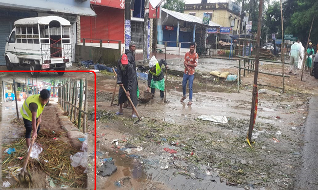 বর্জ্য পরিষ্কারে কাজ করছে সিসিকের ১৬শ কর্মী, তদারকি করছেন মেয়র