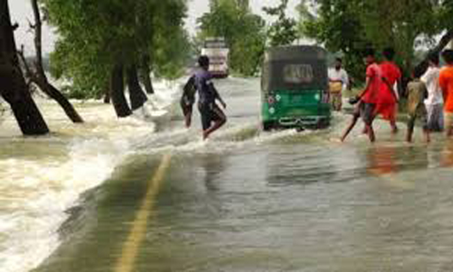 সিলেটে ফের বৃষ্টি, বন্যার আতঙ্ক