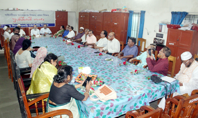 সিলেট সরকারি পাইলট উচ্চ বিদ্যালয়ের অবসরপ্রাপ্ত শিক্ষক ও প্রধান শিক্ষক পুনর্মিলনী