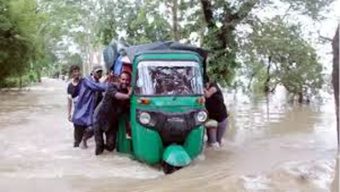 সুনামগঞ্জের ৫ উপজেলায় ফের বন্যা