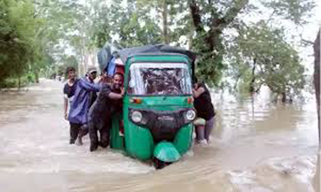 সুনামগঞ্জের ৫ উপজেলায় ফের বন্যা