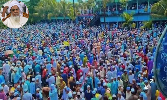 মাওলানা আব্দুল খালিক আর নেই, জানাজা ও দাফন সম্পন্ন-মুসল্লিদের ঢল