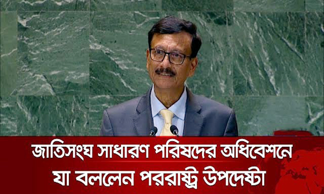 জাতিসংঘ সাধারণ পরিষদের অধিবেশনে যা বললেন পররাষ্ট্র উপদেষ্টা