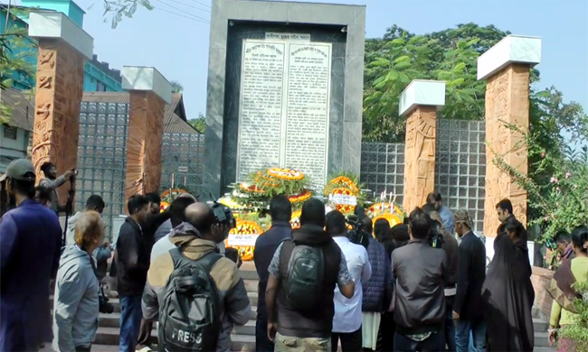 আজ শহিদ বুদ্ধিজীবী দিবস-স্মৃতিসৌধে শ্রদ্ধা