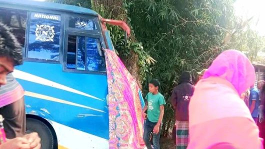 শান্তিগঞ্জে বাসের ধাক্কায় পথচারী নিহত