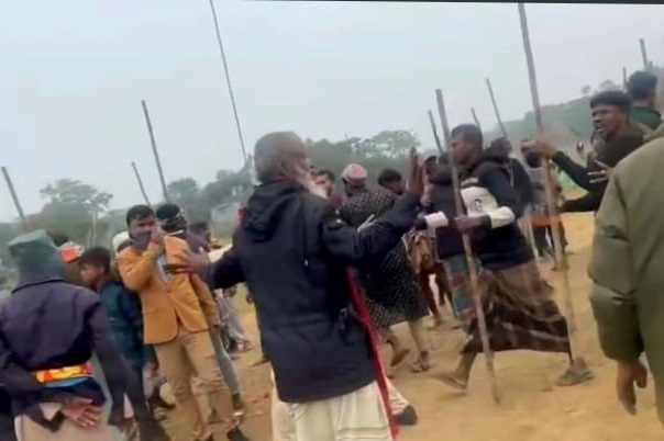 শান্তিগঞ্জে সংঘর্ষে ইউপি চেয়ারম্যানসহ আহত প্রায় ৪০