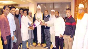 ইমাম ইয়াকুব আব্বাসীর সাথে সিলেট জেলা ব্যবসায়ী ঐক্য কল্যাণ পরিষদের নেতৃবৃন্দের সৌজন্য সাক্ষাত