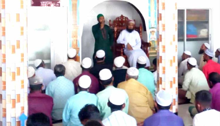 সাদা পাথর লুট বন্ধে মুসল্লীদের সাথে জনসচেতনতামুলক মতবিনিময় ওসির