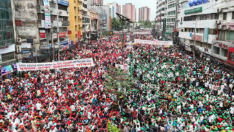 বিএনপির তারুণ্যের সমাবেশে নেতাকর্মীদের ঢল