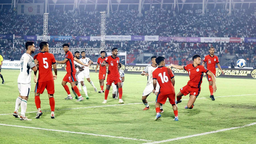 উৎসবের দিনে সিঙ্গাপুরের কাছে হারল বাংলাদেশ