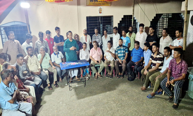 জুলাই আগস্টে নিহত কাঞ্চন করের পিতা-মাতার পাশে ইমদাদ চৌধুরী