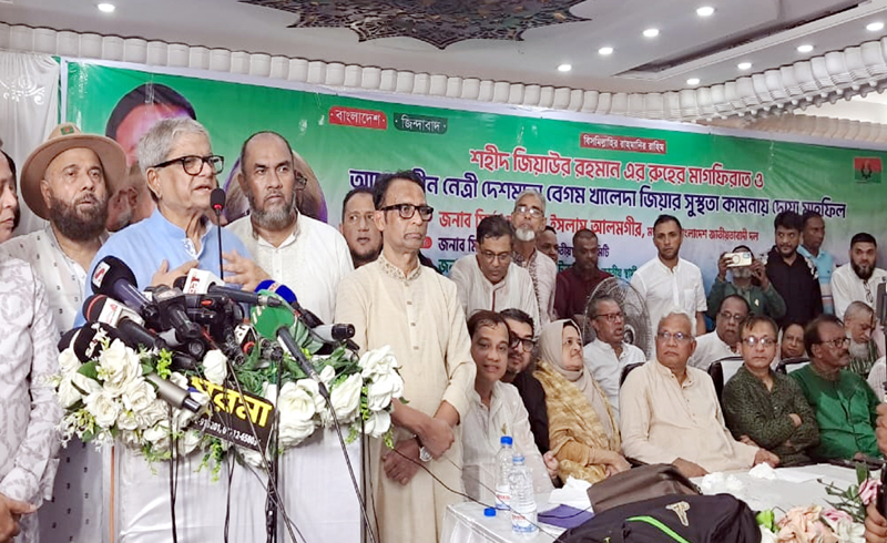 নির্বাচিত সরকারের চেয়ে কোনো সরকার শক্তিশালী হতে পারে না-সিলেটে মির্জা ফখরুল