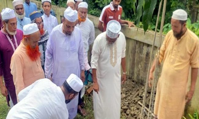 রহমানিয়া টুকা হাফিজিয়া দাখিল মাদ্রাসায় নতুন ভবনের ভিত্তিপ্রস্তর স্থাপন