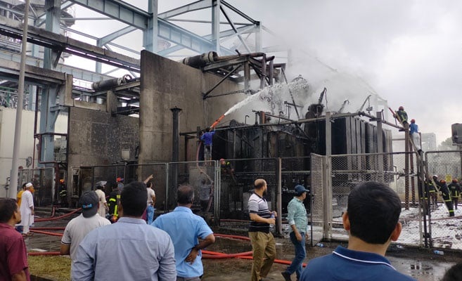 চার দিনের ব্যবধানে শাহজিবাজার বিদ্যুৎকেন্দ্রে আবারো আগুন