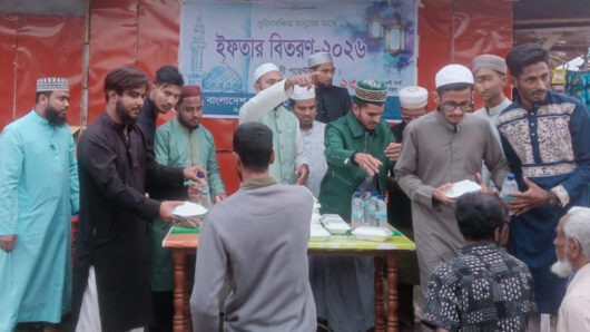 তালামীযে ইসলামিয়া সিলেট মহানগরীর ২৬-নং ওয়ার্ড শাখার ইফতার বিতরণ