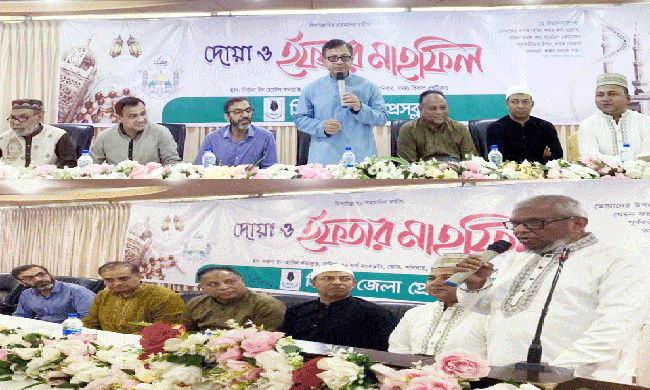 সিলেট জেলা প্রেসক্লাবের ইফতার মাহফিলে সুধীজনের মিলনমেলা