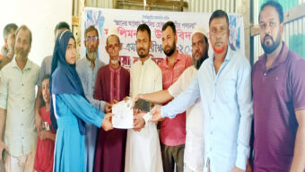 জাফলংয়ে মুসলিমনগর উচ্চ বিদ্যালয়ে এসএসসি পরীক্ষার্থীদের বিদায় সংবর্ধনা