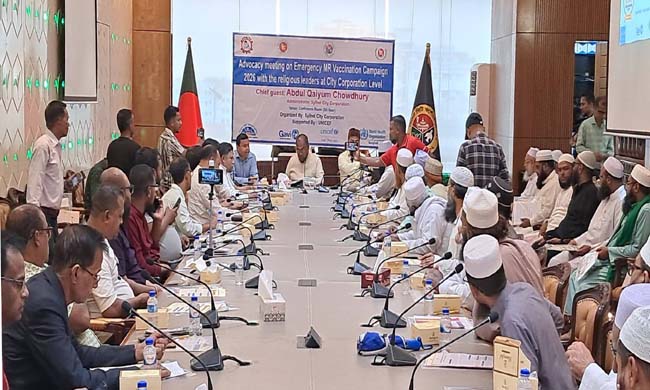 সিলেট মহানগরীতে ৬৮ হাজার ৫৪০ জন শিশু পাবে হামের টিকা-সিসিক এর প্রশাসক