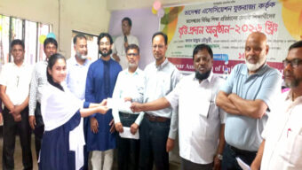 গোলাপগঞ্জের ভাদেশ্বর এসোসিয়েশন যুক্তরাজ্যের উদ্যোগে মেধাবী শিক্ষার্থীদের বৃত্তি প্রদান