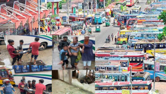 সিলেট কদমতলী বাস টার্মিনালে দুই গ্রুপের সংঘর্ষ-ভাঙচুর, আহত ৪