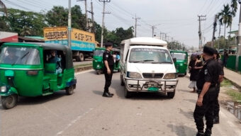 সিলেটে শব্দদূষণ বিরোধী অভিযানে ১৪ গাড়ির মালিককে জরিমানা-হাইড্রোলিক হর্ন জব্দ