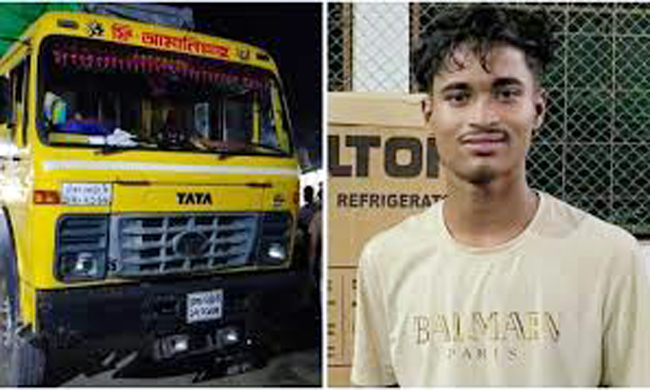 সুনামগঞ্জে ট্রাক চাপায় মোটর সাইকেল আরোহী কিশোর নিহত