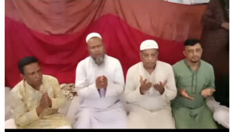মন্ত্রী জাহিদ হোসেনের মায়ের রূহের মাগফেরাত কামনায় শাহজালাল (রহ.) মাজারে মিলাদ ও দোয়া মাহফিল অনুষ্ঠিত