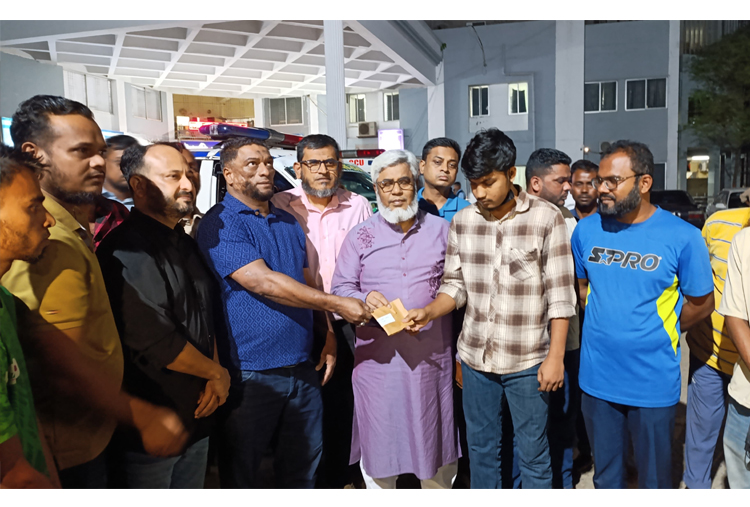 সিলেটে সড়কে প্রাণ হারানো মরদেহ বহনে অ্যাম্বুলেন্স সহায়তা দিল এসনিক