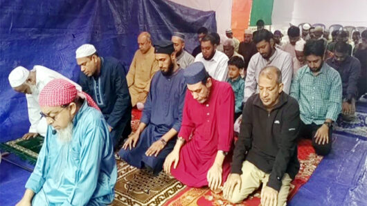 সৌদির সঙ্গে মিল রেখে মৌলভীবাজারে ঈদের জামাত