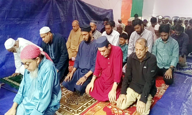 সৌদির সঙ্গে মিল রেখে মৌলভীবাজারে ঈদের জামাত