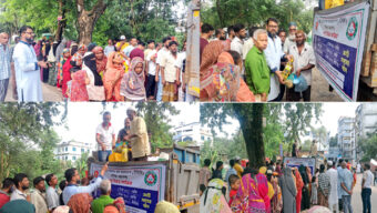 ৪নং ওয়ার্ডে টিসিবির পণ্য বিক্রিতে সমাজকর্মী সৈয়দ সারোয়ার রেজার সহযোগিতা