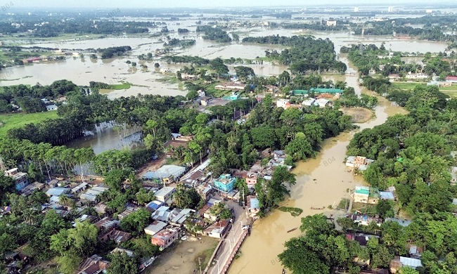 ভারতে ভারী বৃষ্টি, সিলেটে বন্যার শঙ্কা