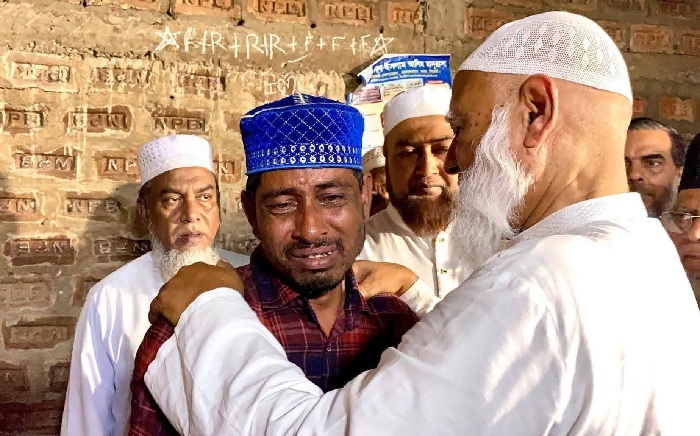 ‘আমার মুখে হাসি, বুকে কান্না’ ফাহিমার বাড়িতে গিয়ে জামায়াত আমীর