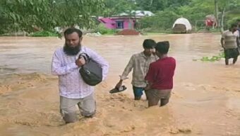 ঢলে তলিয়ে গেছে হবিগঞ্জের ৩ গ্রাম