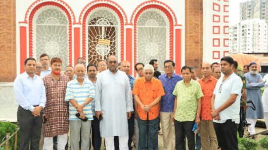 সিলেট নগরীর চালিবন্দর মহাশ্মশানের উন্নয়নে সহযোগিতার আশ্বাস সিসিক প্রশাসকের