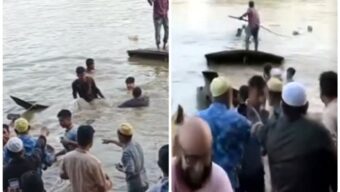 ফরিদ উদ্দিন চৌধুরীর জানাজা থেকে ফেরার পথে নৌকাডুবি