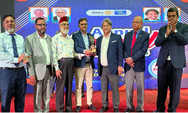 ক্লাব প্রেসিডেন্ট ইঞ্জিঃ মঈনুল চৌধুরীর সফলতায় সিলেটের রোটারি পরিবার আনন্দিত