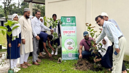 নকশী বাংলা ফাউন্ডেশন এর মাসব্যাপী বৃক্ষরোপণ