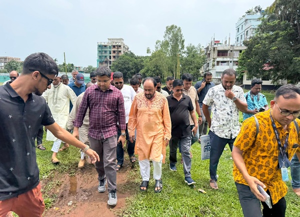 শ্রীমঙ্গলে প্রধানমন্ত্রীর আগমন ঘিরে ব্যাপক প্রস্তুতি, মাঠ পরিদর্শনে এমপি