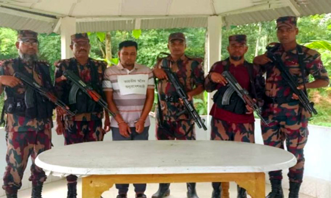 সিলেট সীমান্তে ভারতীয় নাগরিককে গ্রেফতার