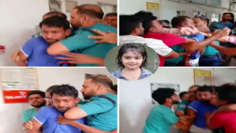শিশু ফাহিমা হত্যা: প্রধান আসামি জাকিরকে সিলেট আদালতে মারধর