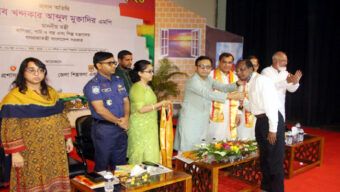 সিলেট জেলা শিল্পকলা একাডেমি সম্মাননা প্রদান অনুষ্ঠানে খন্দকার মুক্তাদির