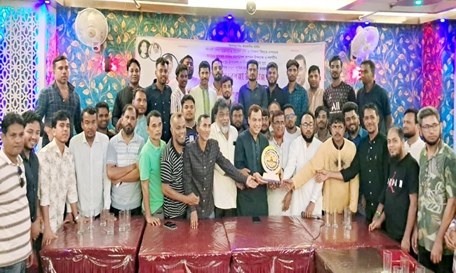নগর উন্নয়ন কতৃপক্ষের চেয়ারম্যান মনোনীত হওয়ার কয়েছ লোদীকে সংবর্ধনা