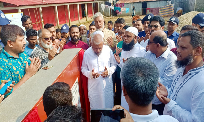 জাফলংয়ে ১ কোটি ২৫ লাখ টাকার মিনি ওয়াটার ট্রিটমেন্ট প্লান্টের ভিত্তিপ্রস্তর স্থাপন করেন-মন্ত্রী আরিফ