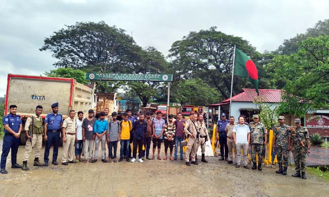 ভারতে সাজাভোগ শেষে তামাবিল দিয়ে ফিরলেন ১০ বাংলাদেশি