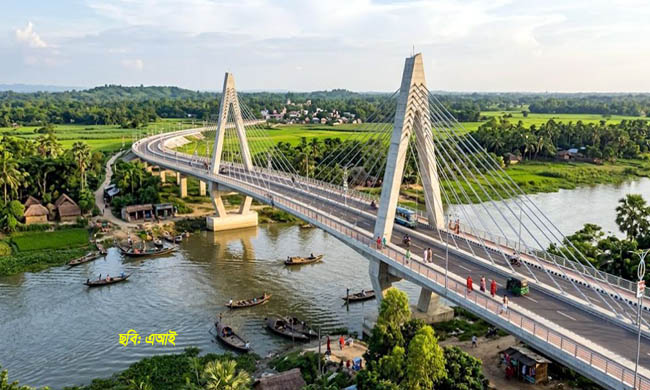 দৃষ্টিনন্দন আধুনিক সেতুটি-সিলেটের যেখানে হচ্ছে